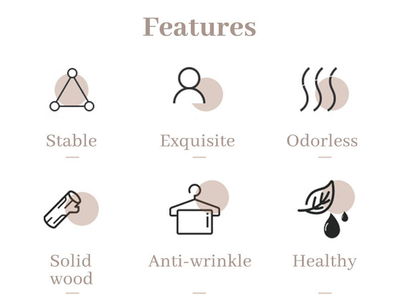 Multilayer Solid Wood Pants Rack-2